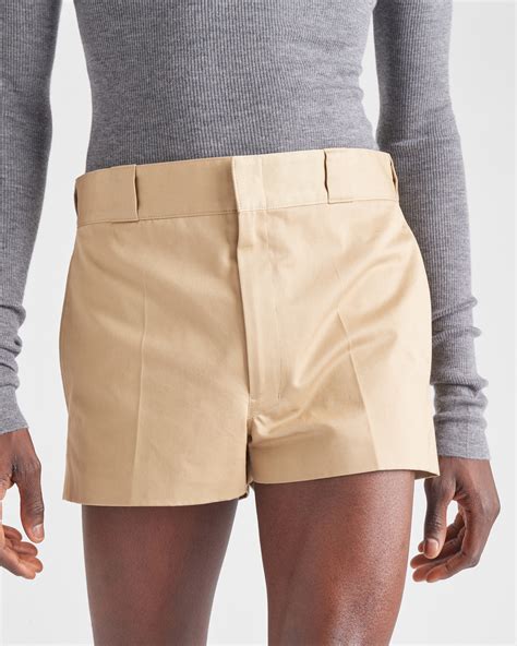 shorts seta prada|prada cotton shorts.